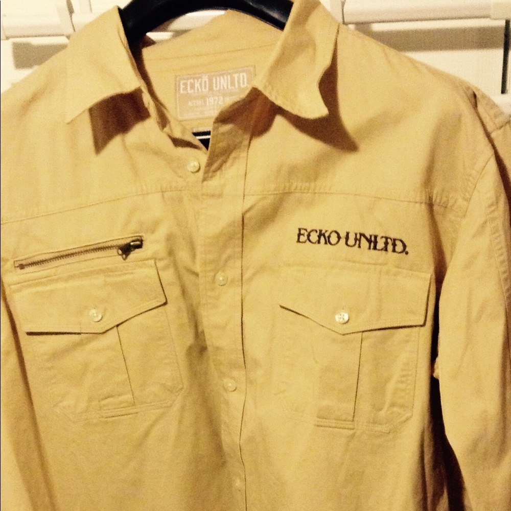 Ecko Untld “Rawthentic” Patch Shirt